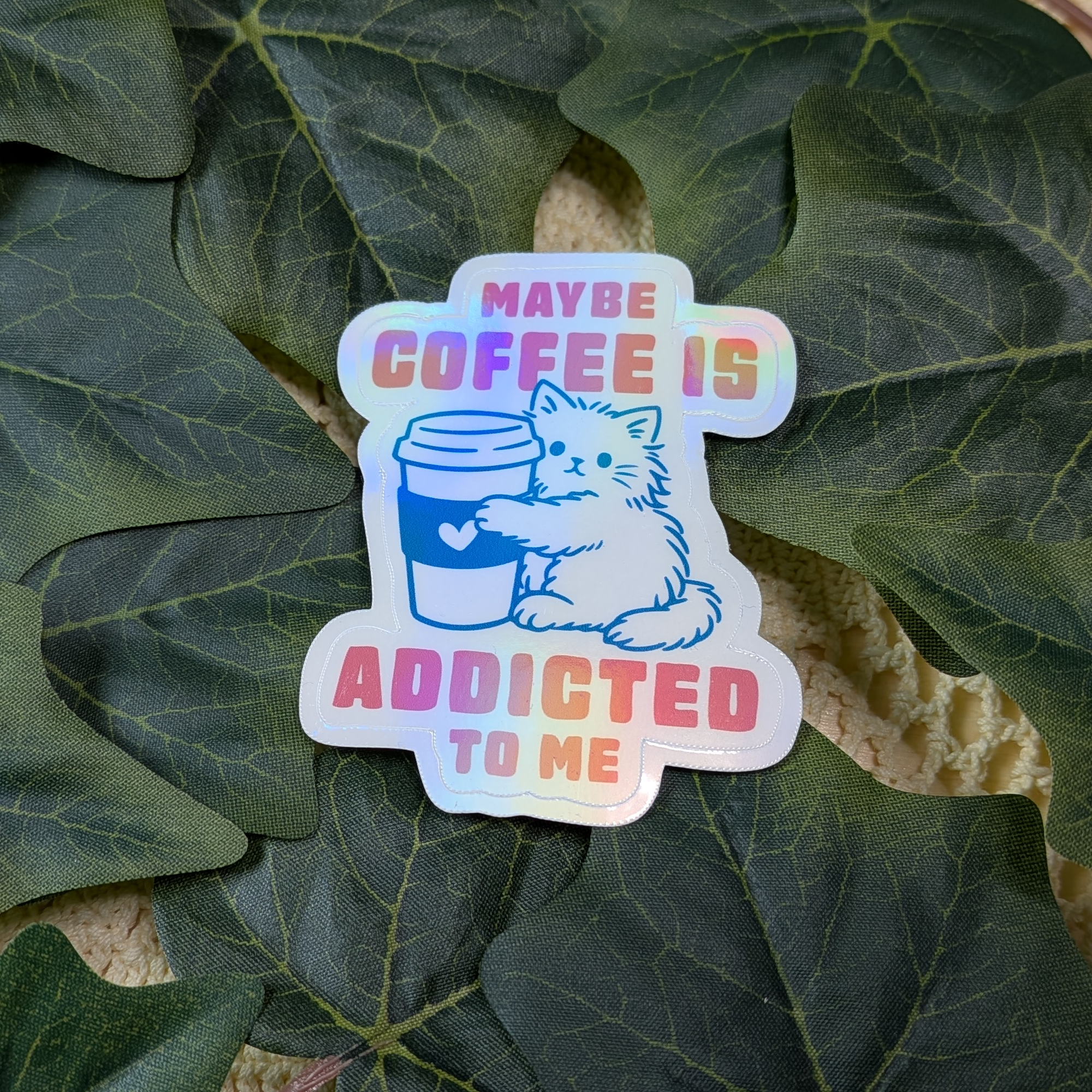 Maybe coffee is addicted to me - vinyylitarra