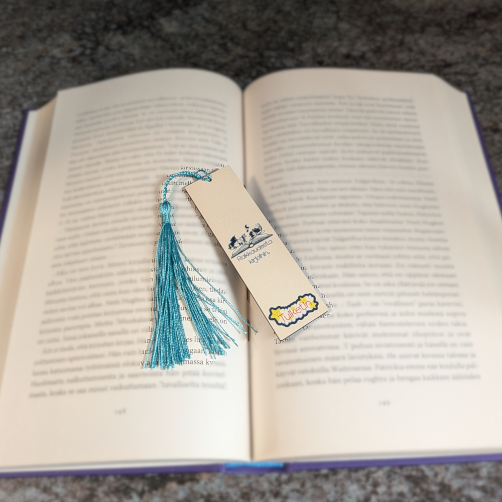 Kirja on kuin elämä - Kirjanmerkki