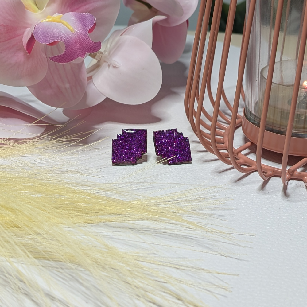 Korvakorut: Glittervioletti