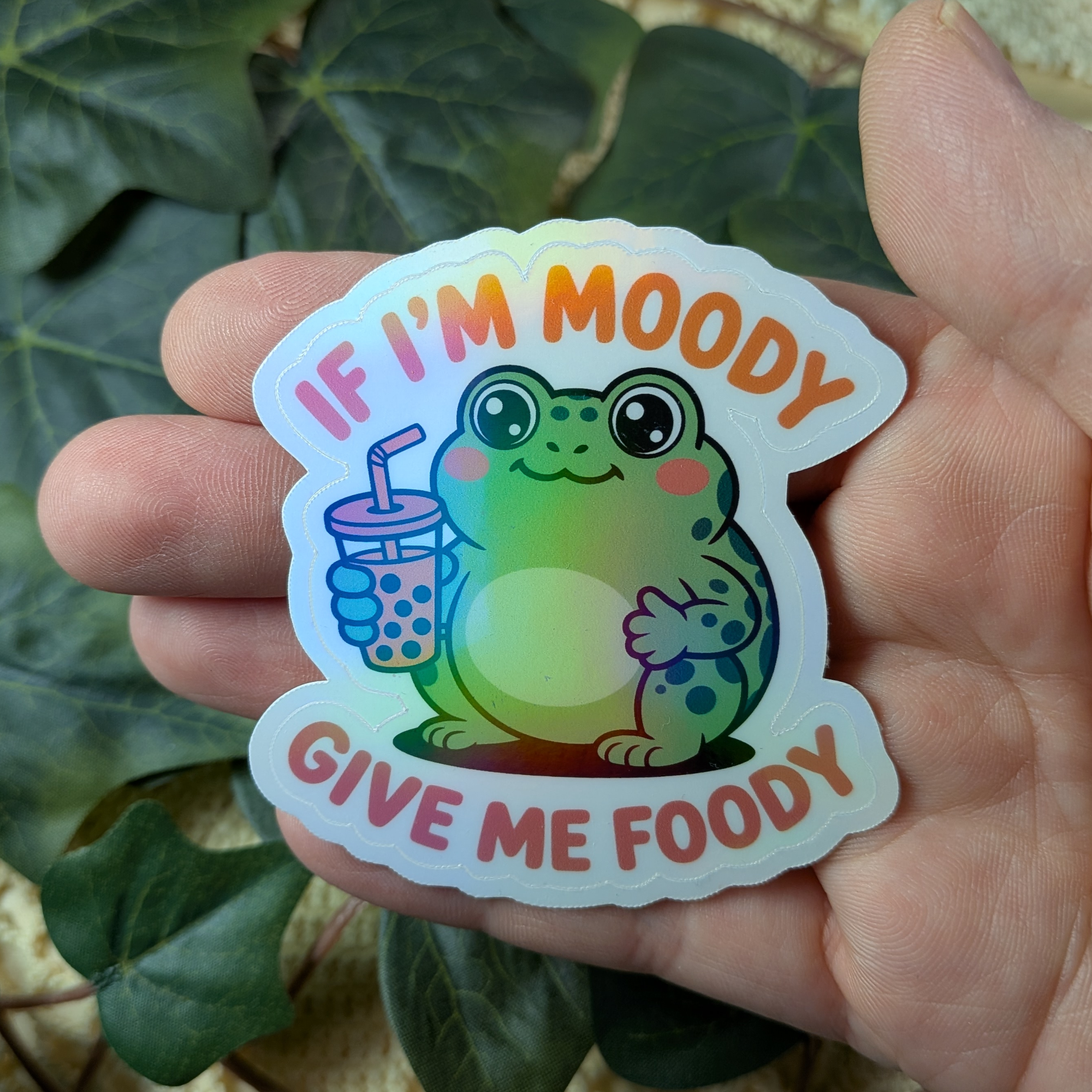 If I'm moody give me foody - vinyylitarra