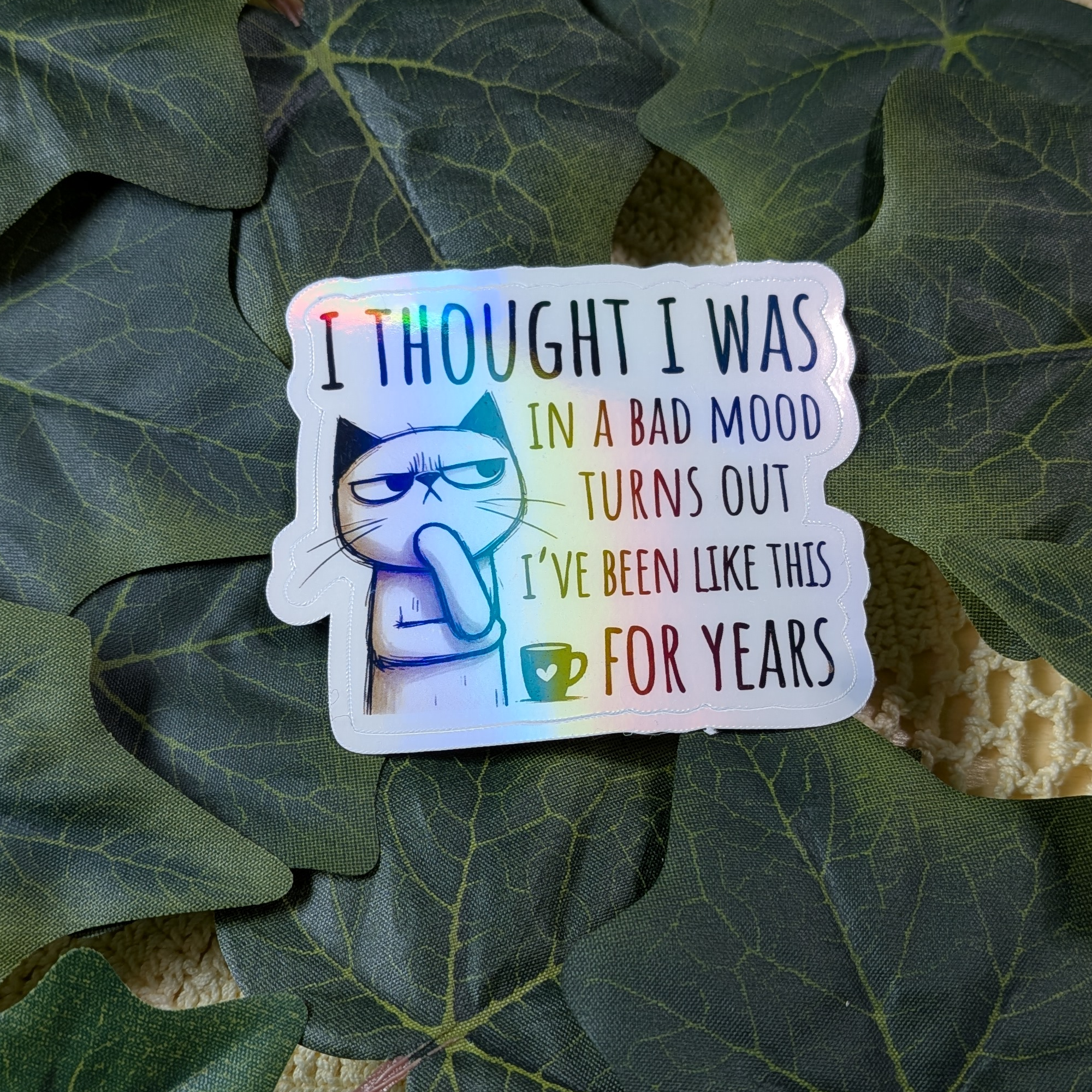 I thought I was in a bad mood turns out I've been like this for years - vinyylitarra