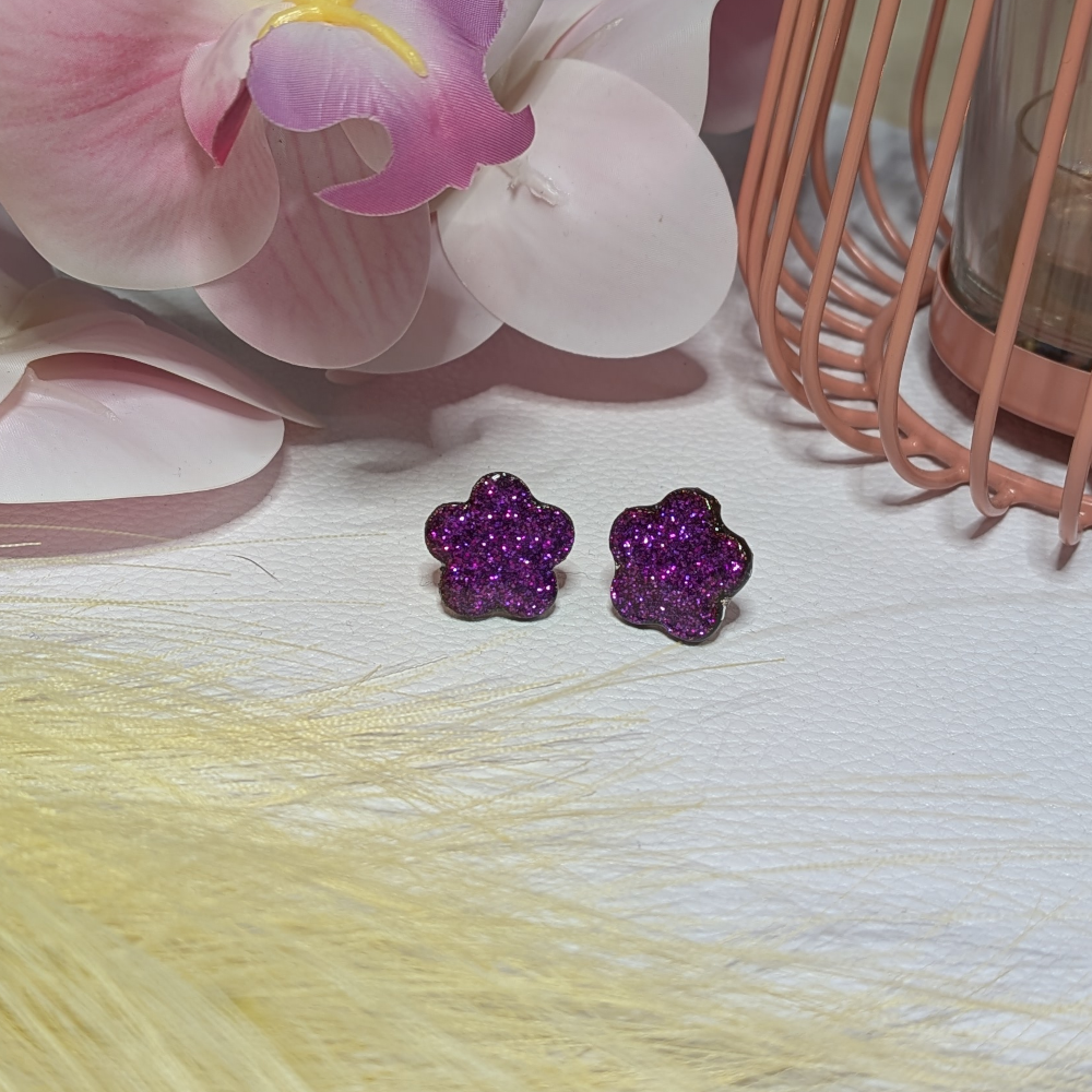 Korvakorut: Glittervioletti