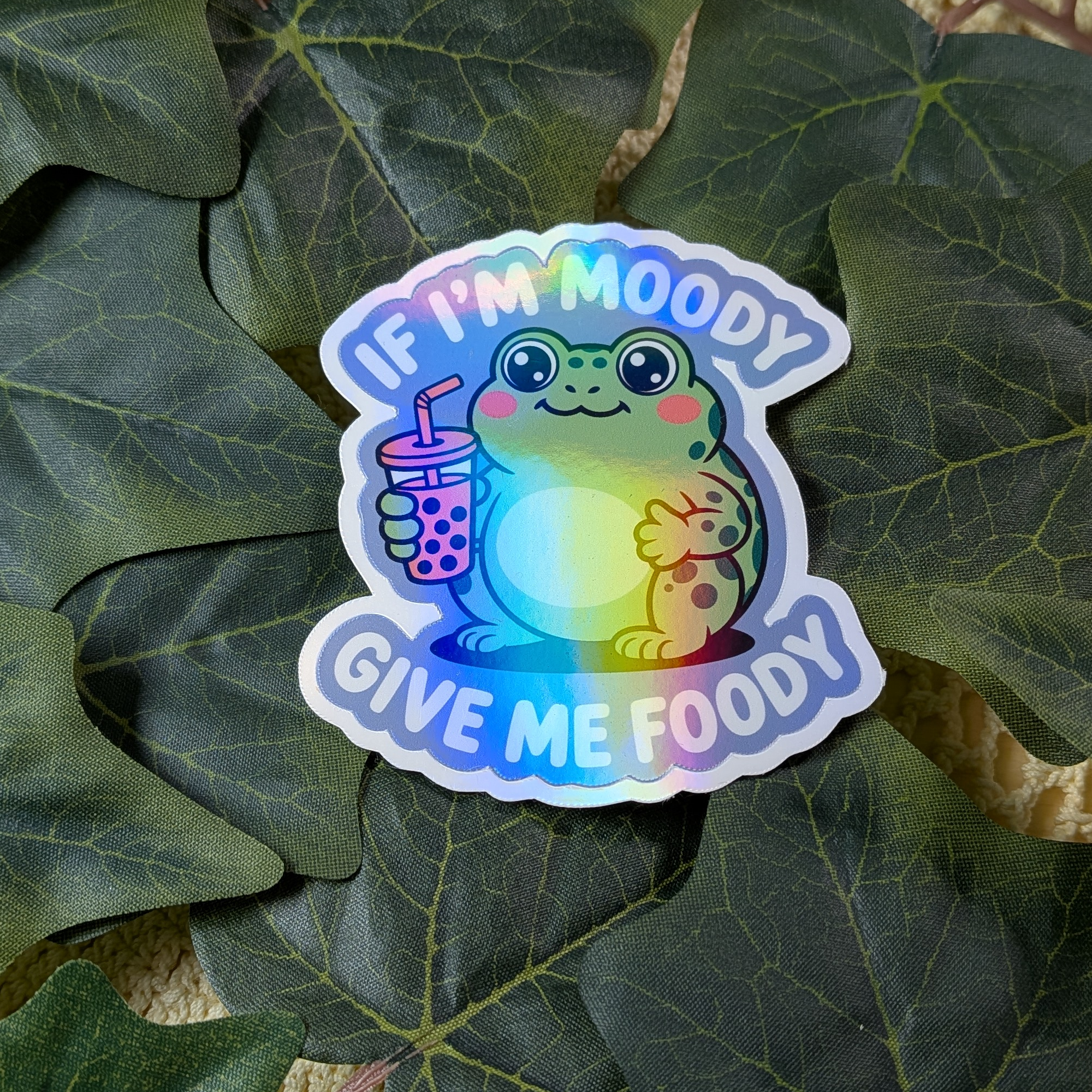 If I'm moody give me foody - vinyylitarra