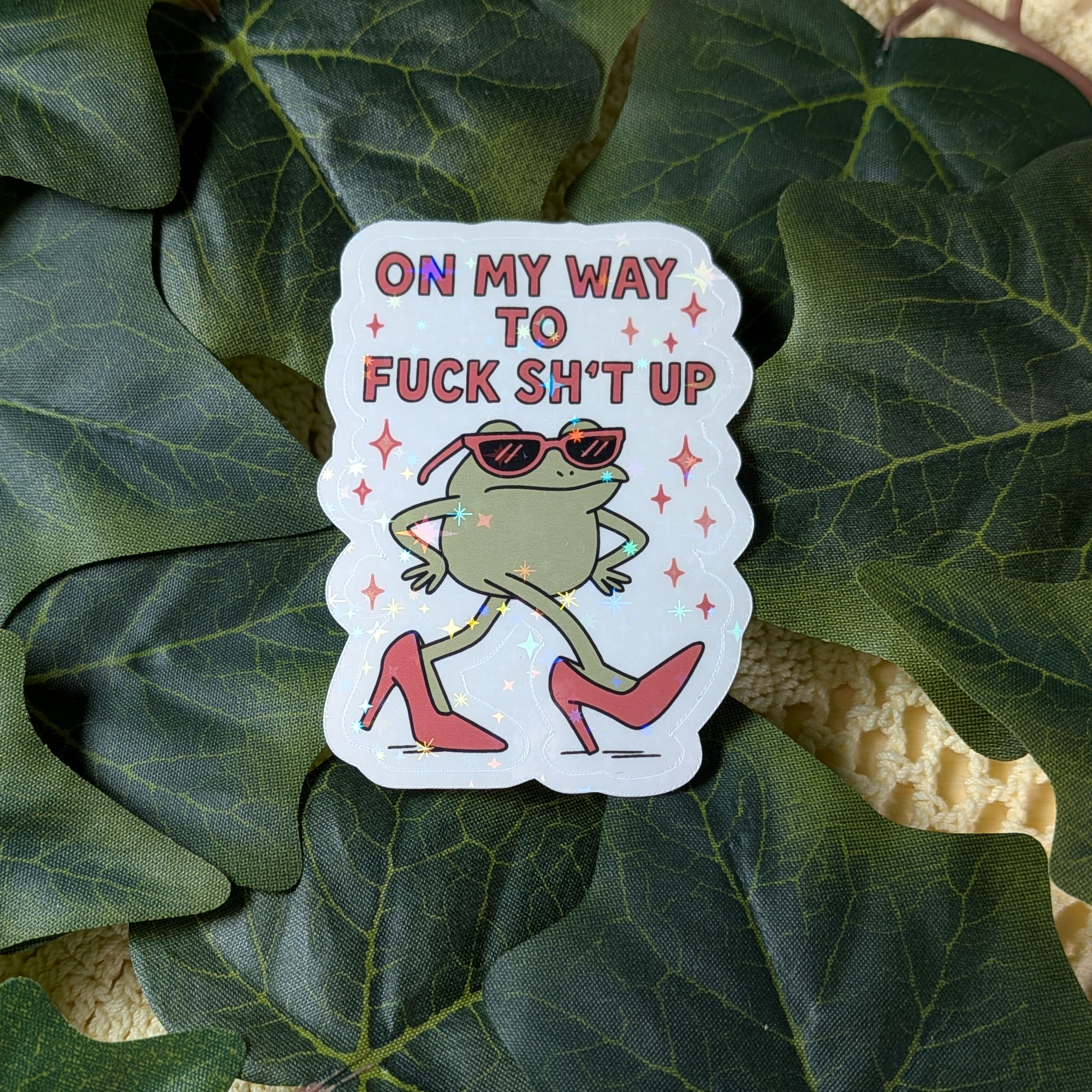 On my way to fuck sh't up - vinyylitarra