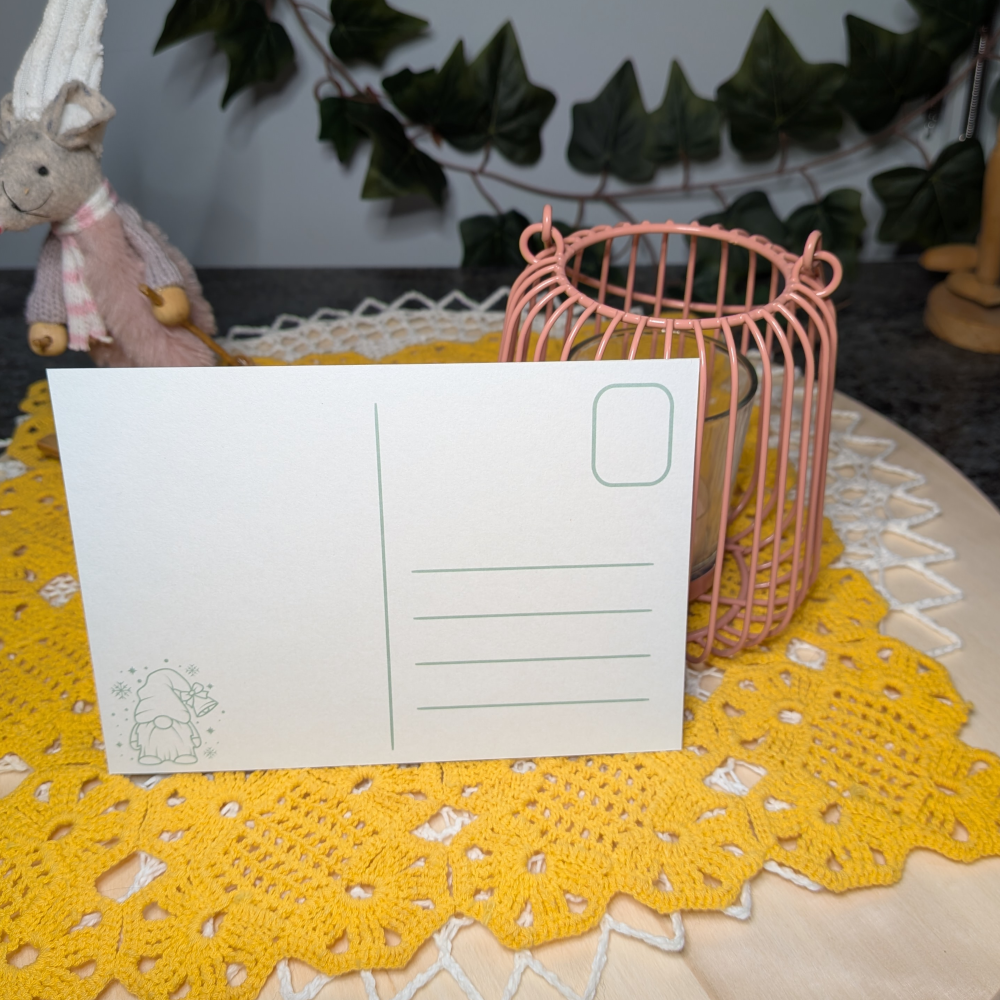 Iloinen & valoisa joulu -joulukortti