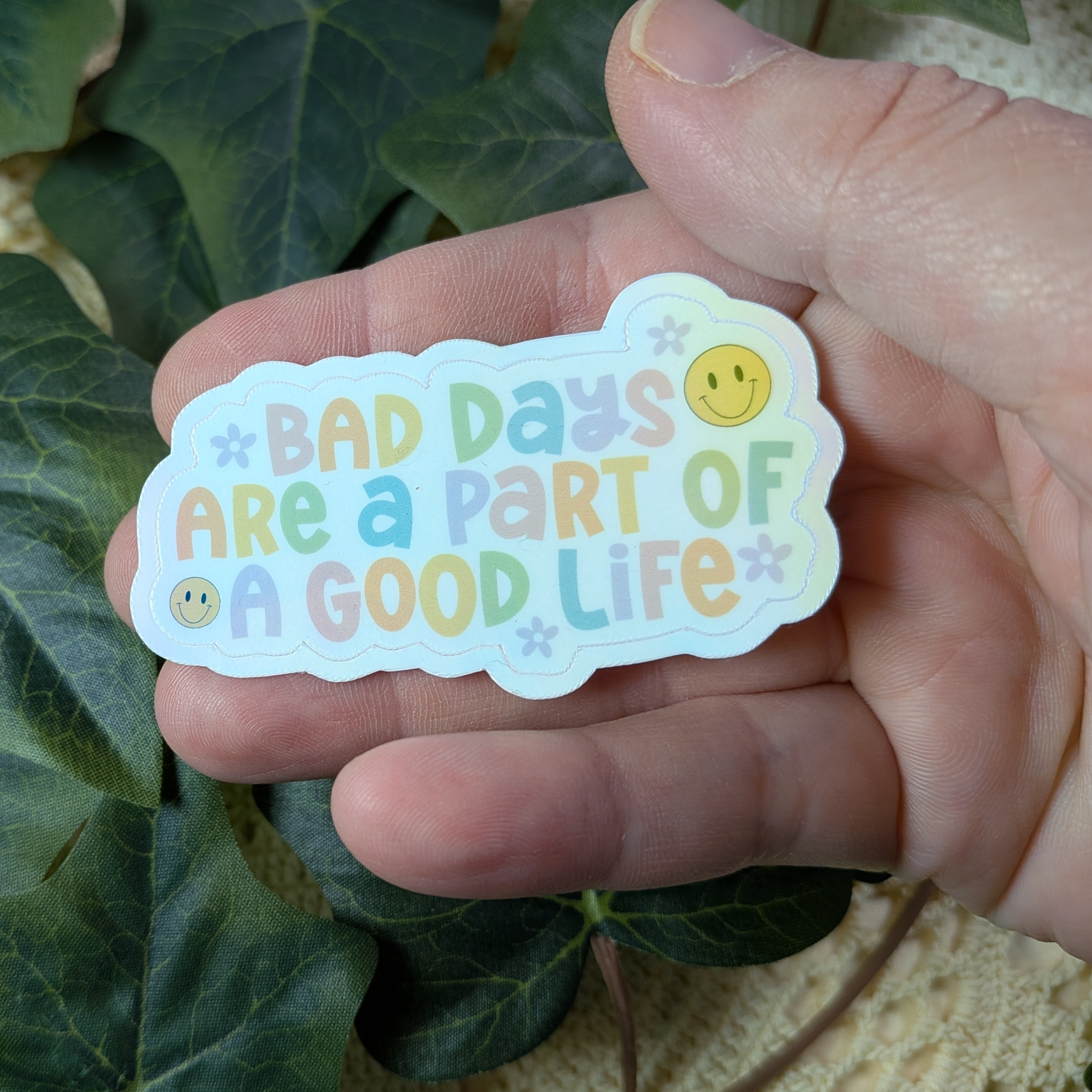 BAD DAYS ARE A PART OF A GOOD LIFE - vinyylitarra