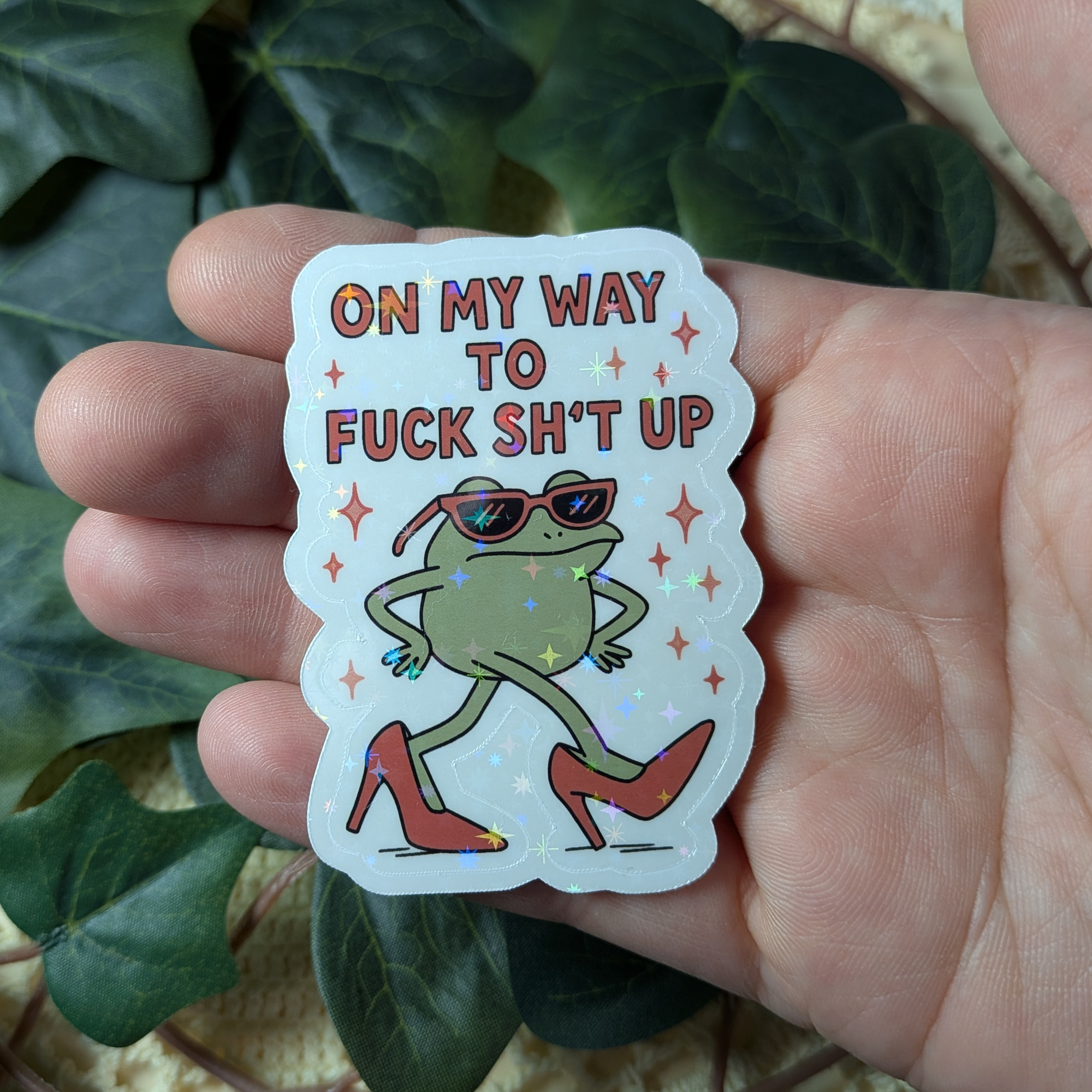 On my way to fuck sh't up - vinyylitarra