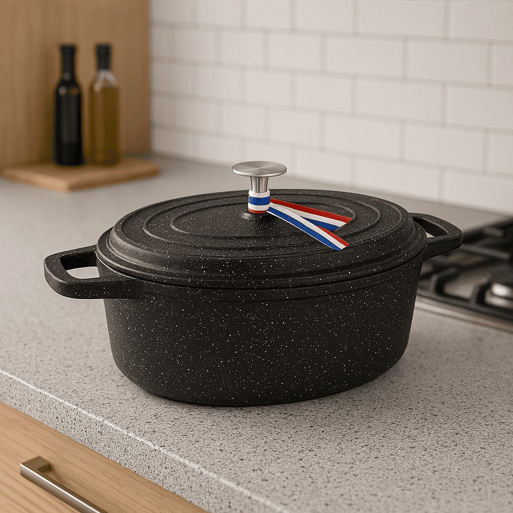Cocotte Ovale 26 cm – Fonte d’Aluminium Antiadhésive – Tous Feux & Four | Napoléon Imperial