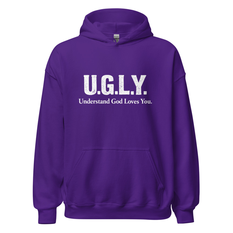 U.g.l.y.  Black hoodie