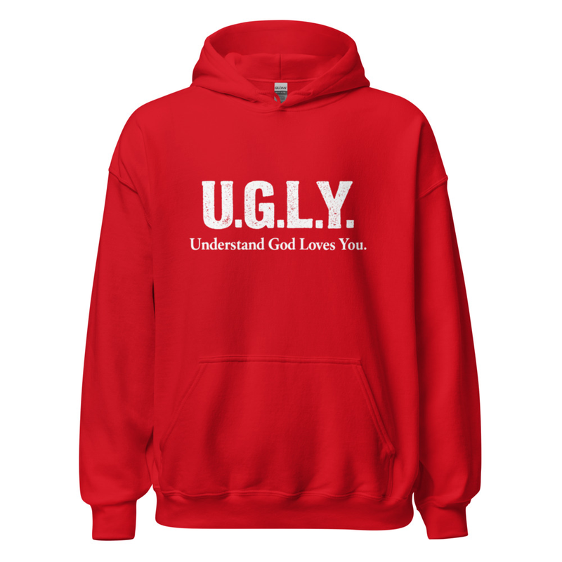 U.g.l.y.  Black hoodie