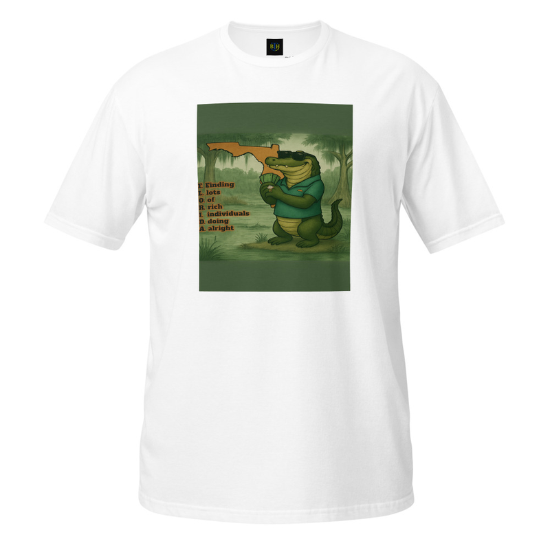 F.L.O.R.I.D.A. Finding lots of rich individuals doing alright T shirt