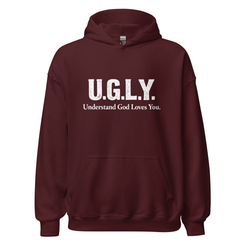 U.g.l.y.  Black hoodie