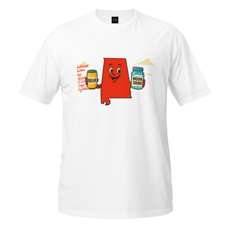 A.LA.B.A.M.A. Always love a beer and my alcohol T shirt