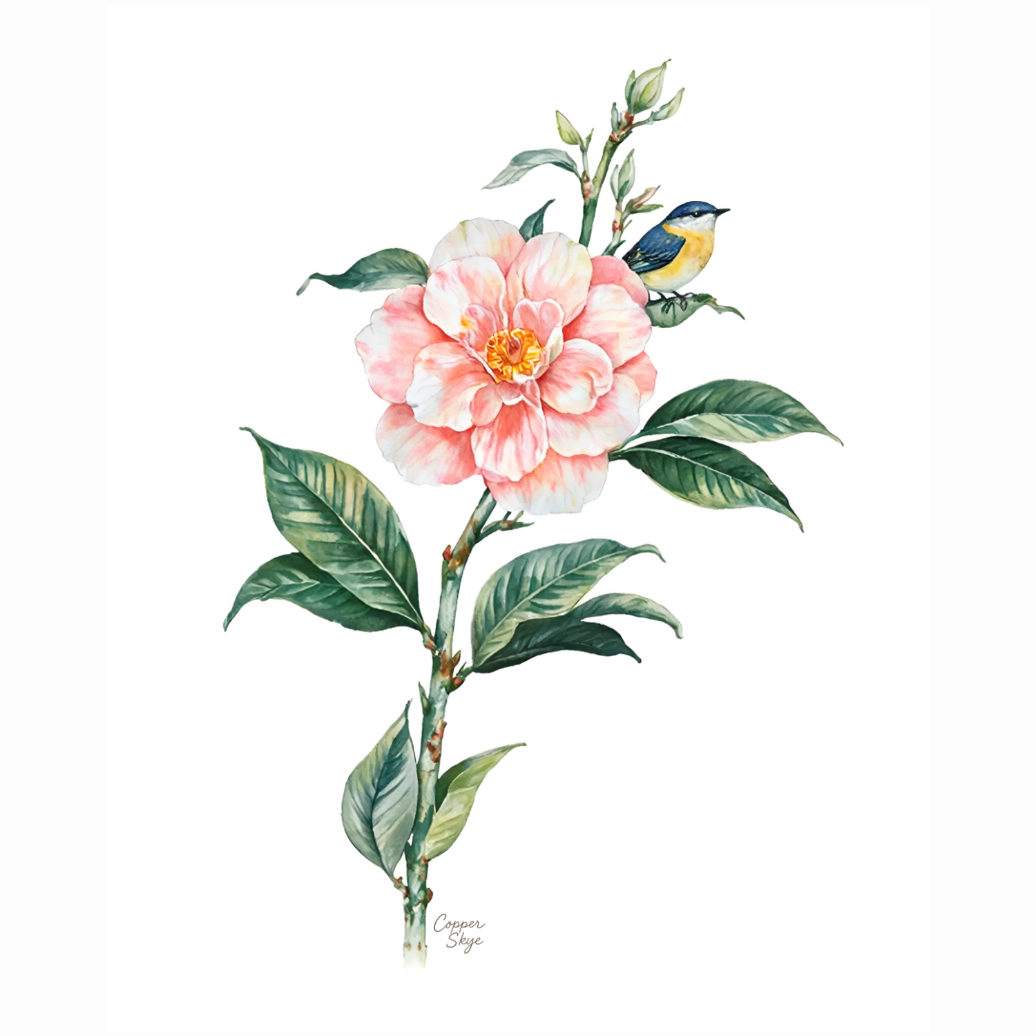 Botanical Daydream — Digital Watercolor Art Download