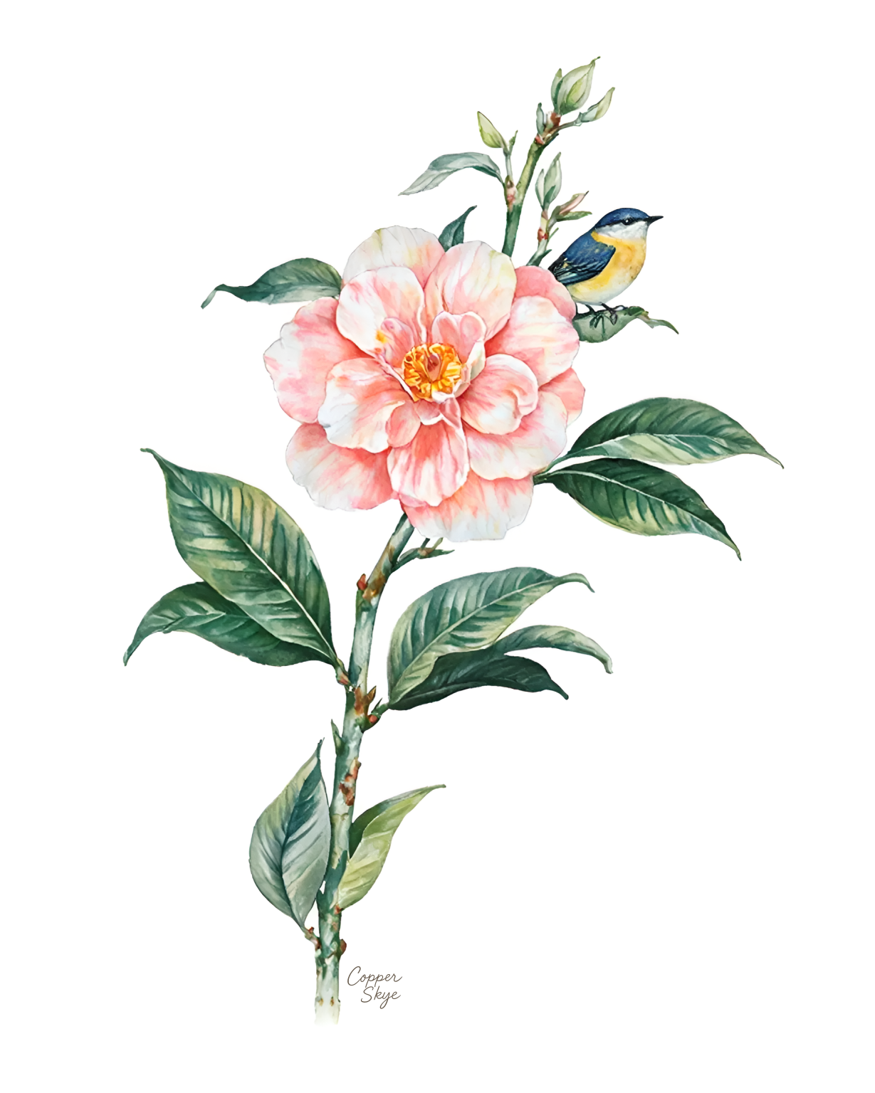 Botanical Daydream — Digital Watercolor Art Download