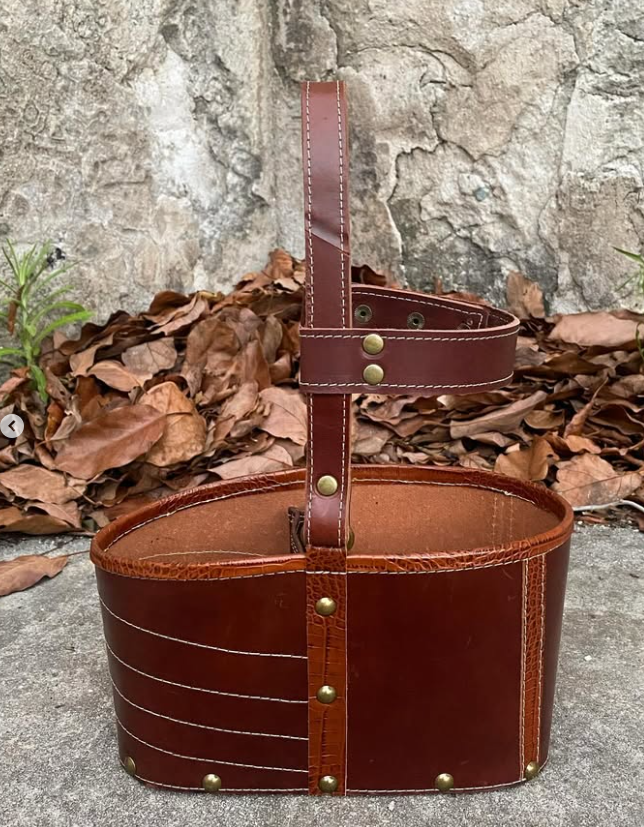 Materas Artesanales de Cuero Marrón