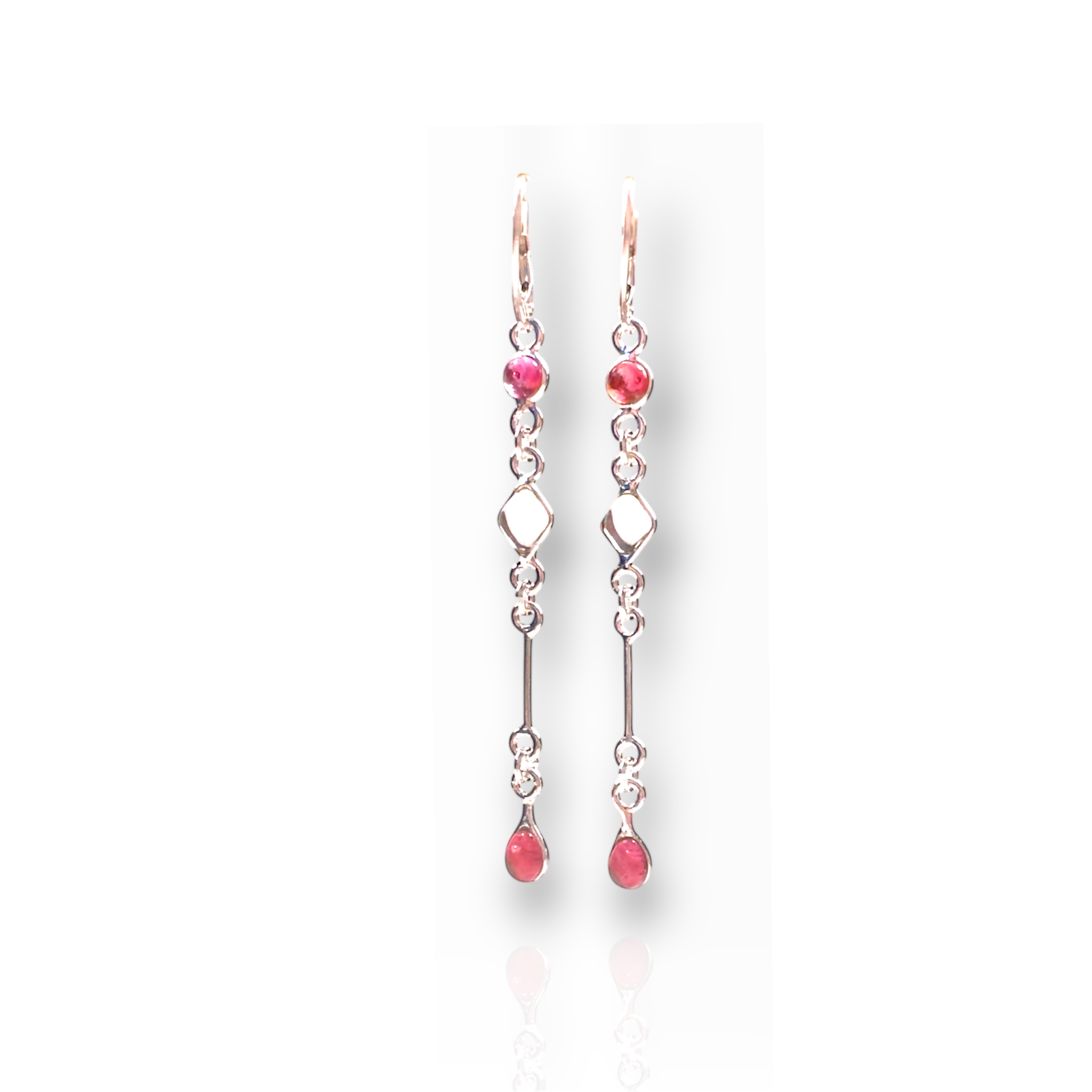 Boucles d'oreilles Rosée suspendu