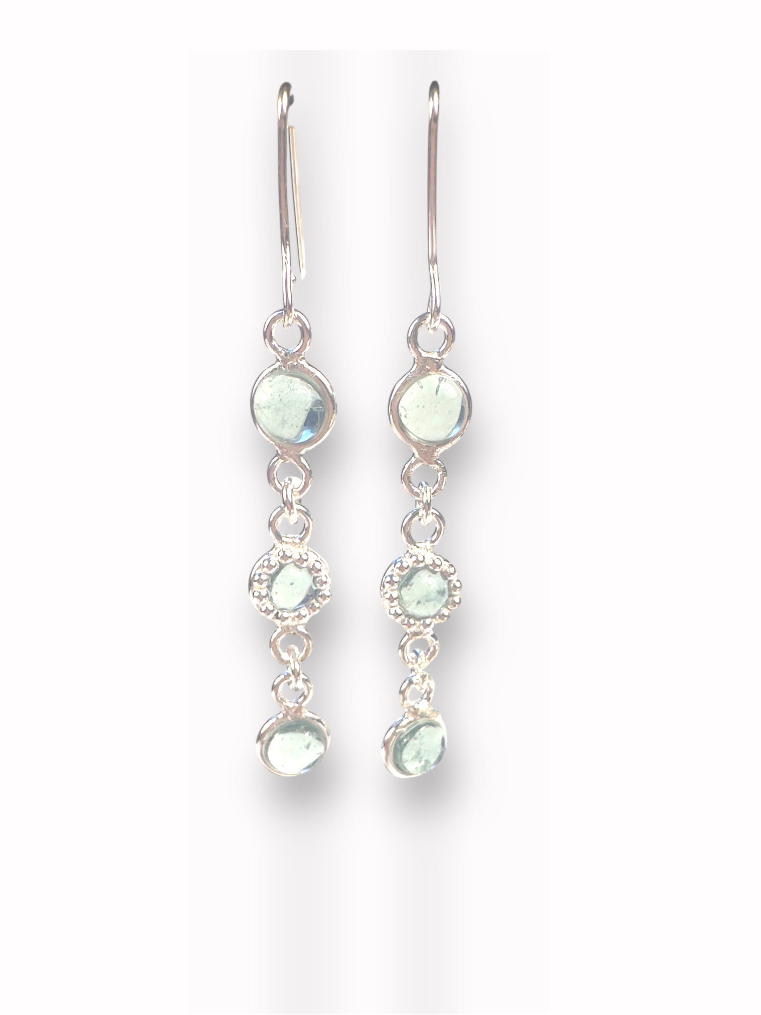  Boucles d'oreilles Cascades de perles