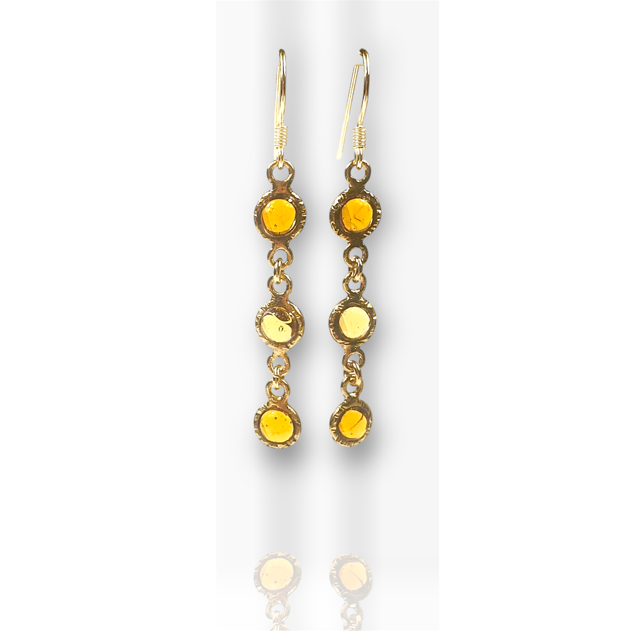  Boucles d'oreilles Cascades de perles
