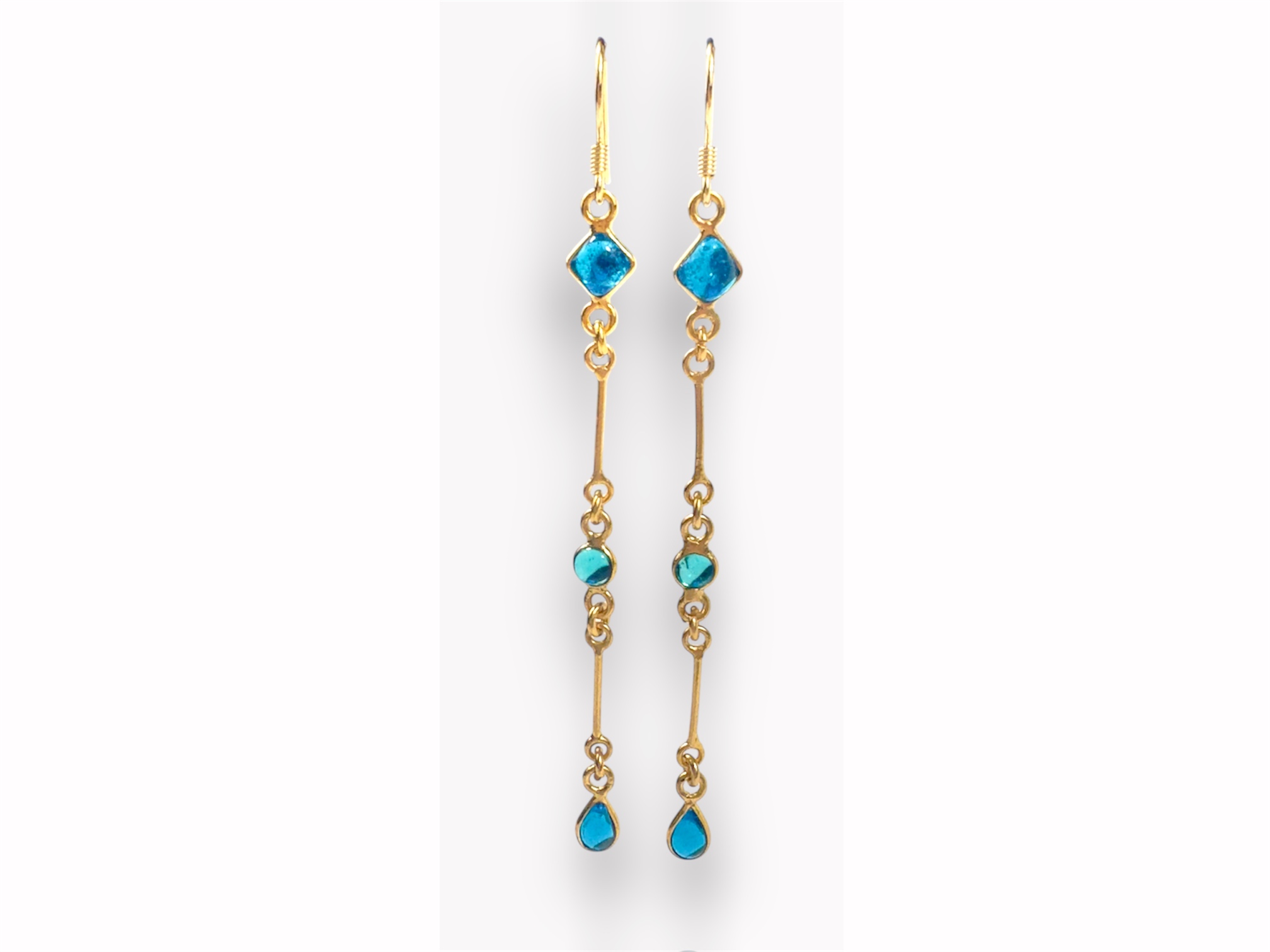 Boucles d'oreilles Eclats d' Azur