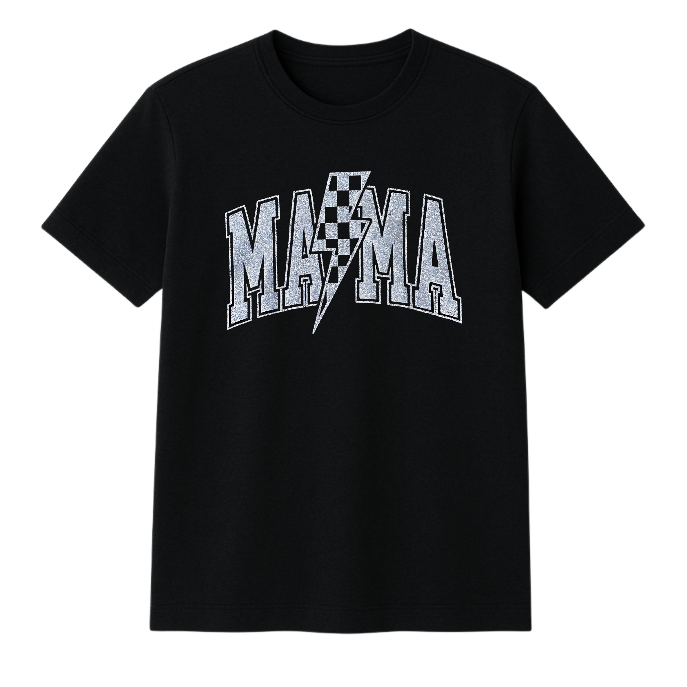 Mama Bolt Glitter T - Shirt