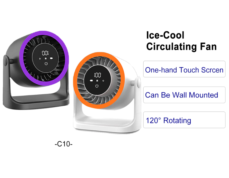 พัดลมไอเย็นหมุนเวียนอากาศ