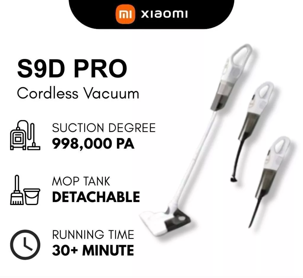 เครื่องดูดฝุ่นไร้สาย Xiaomi S9D PRO