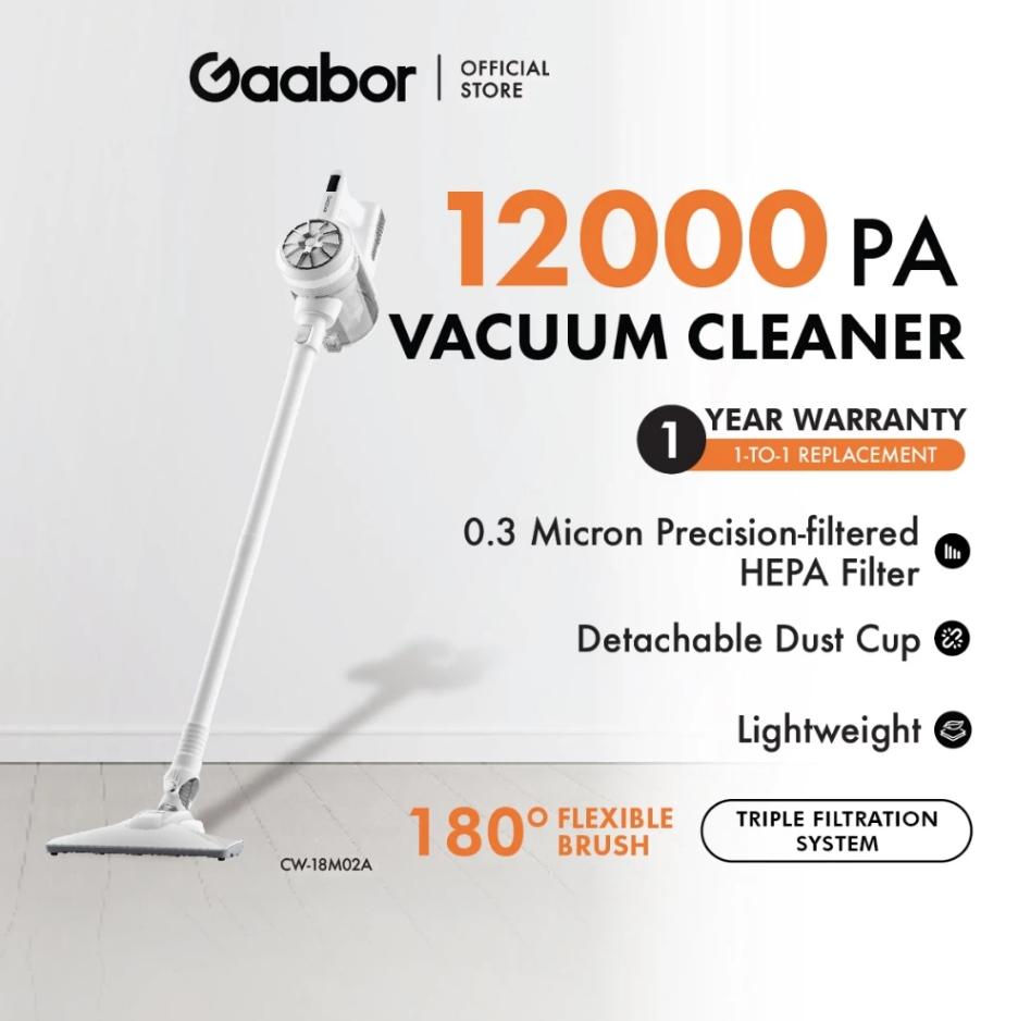 เครื่องดูดฝุ่น Gaabor 12000 PA CW-12T01A