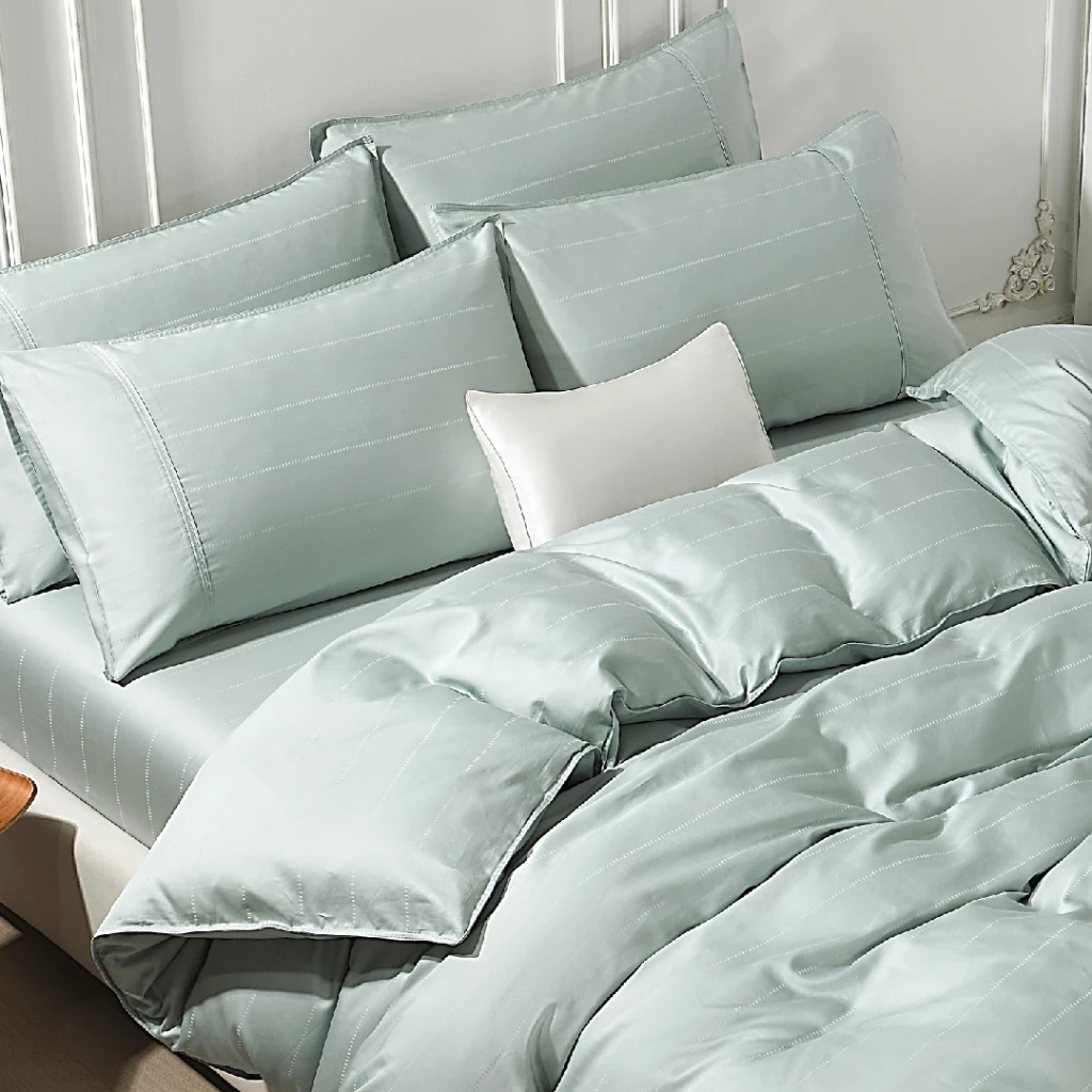 เซตผ้าปูที่นอนแบบรัดมุม Jean Perry Clino (ไม่มีผ้านวม/ปลอกผ้านวม) – ผ้าคอตตอนซาตินหวี 100% 1000 เส้นด้าย ค่ะ