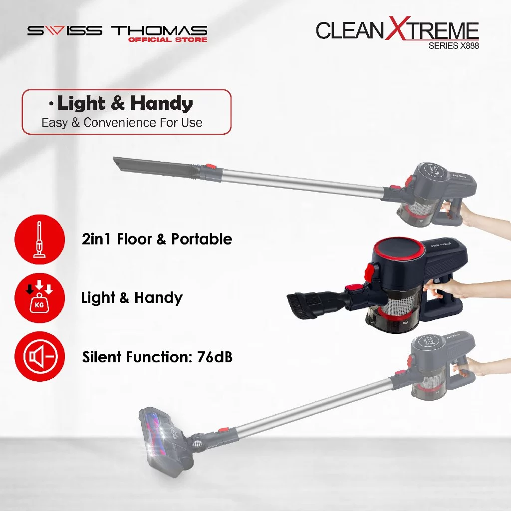 เครื่องดูดฝุ่นมือถือ SWISS THOMAS Xtreme X888