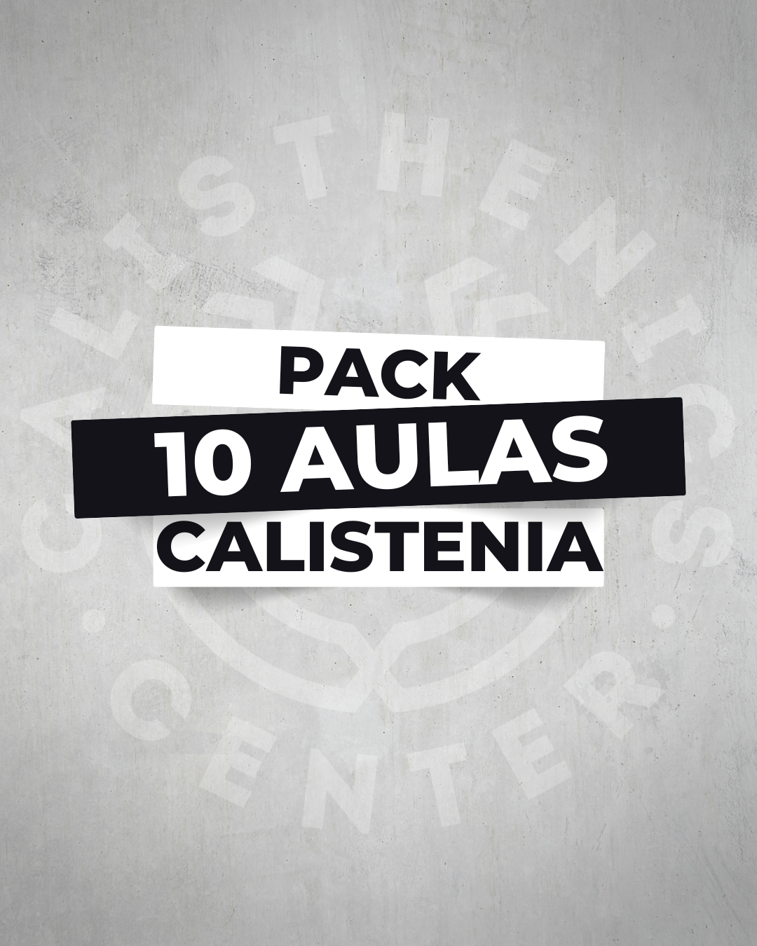 Pack 10 aulas de grupo de Calistenia