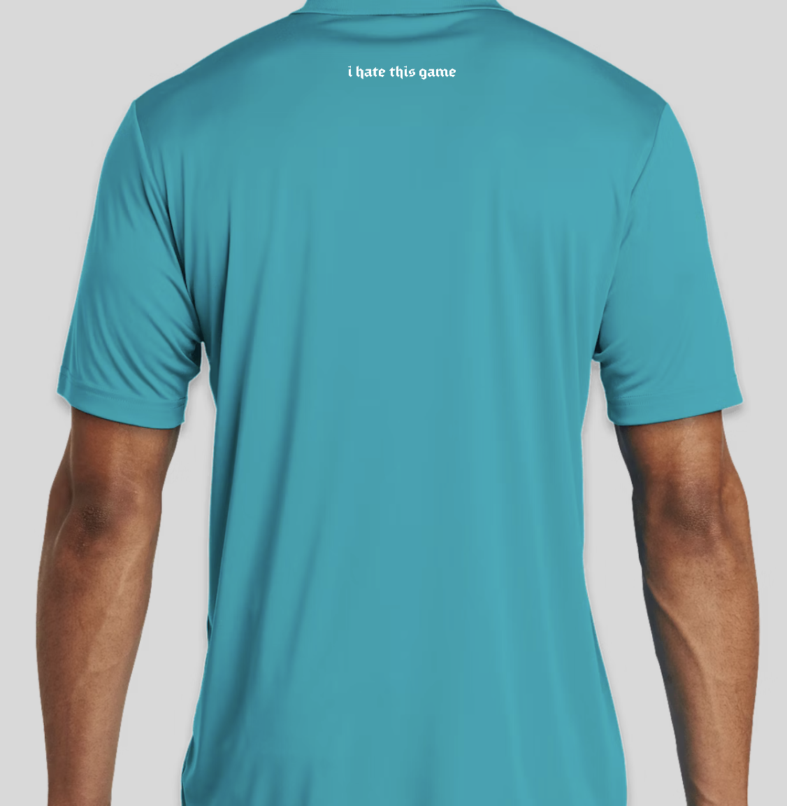 Turquoise Performance Golf Polo