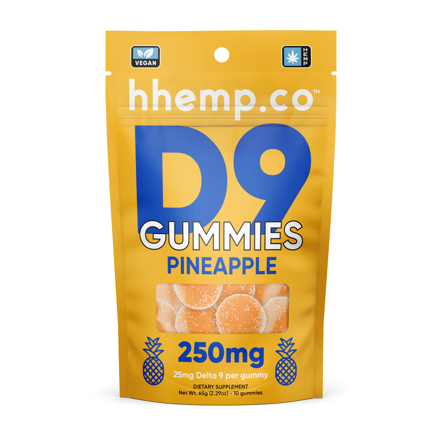 Hhemp Co D9 Gummies 250 MG
