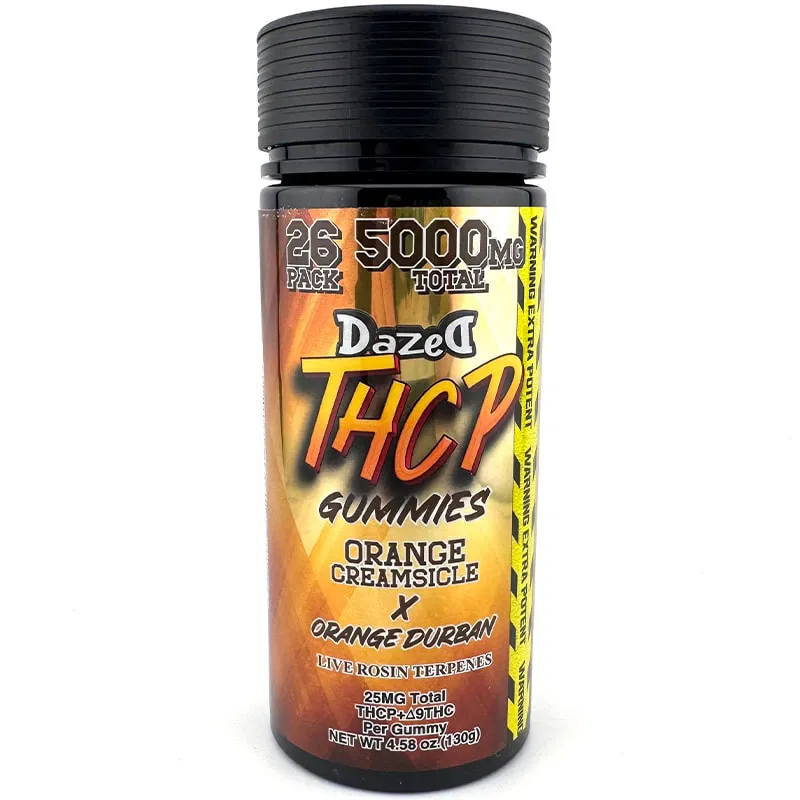 Dazed THCP Gummies 26 Pc 5000 MG