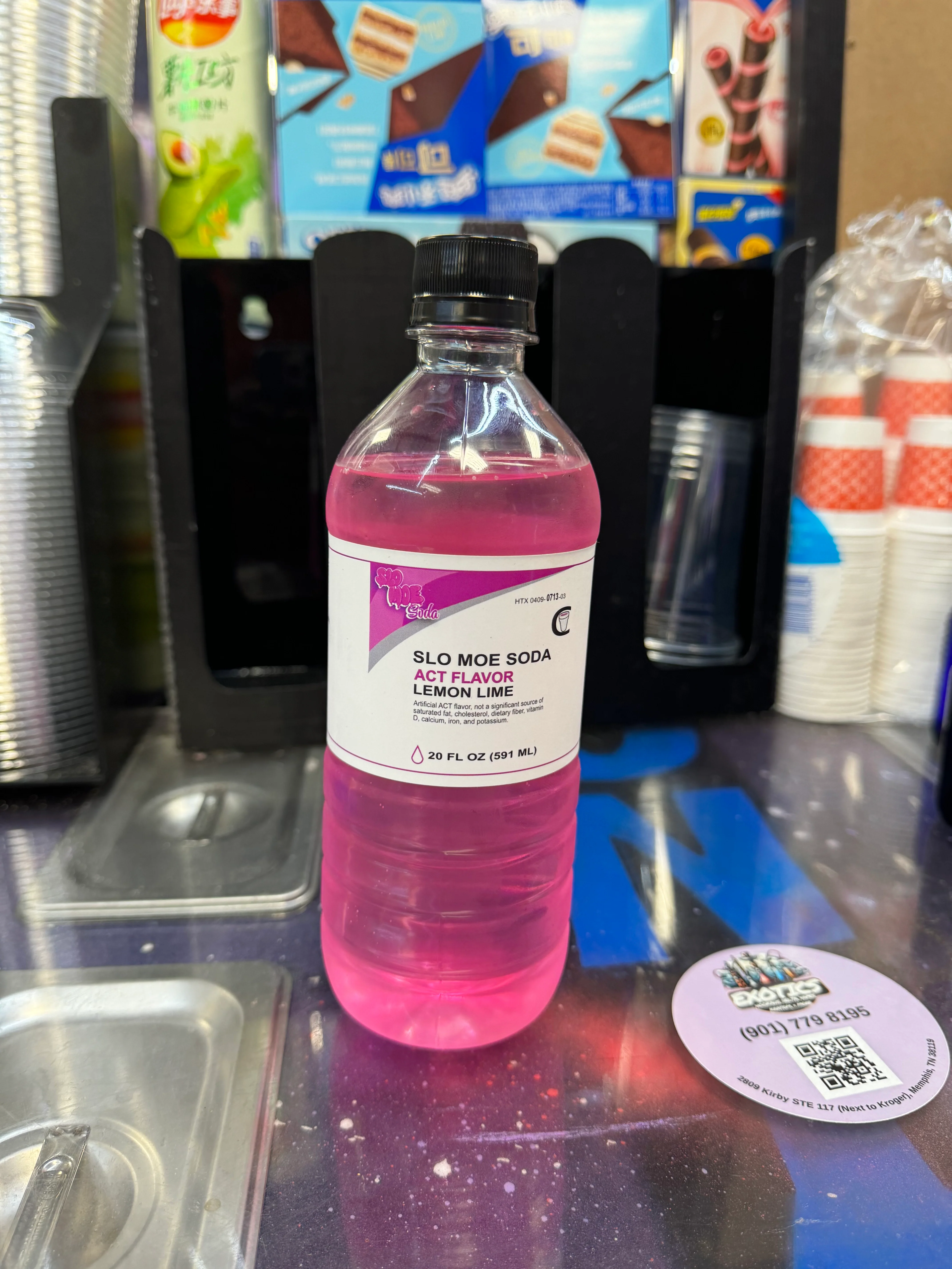 Slo Moe Soda Act Flavor Lemon Lime   