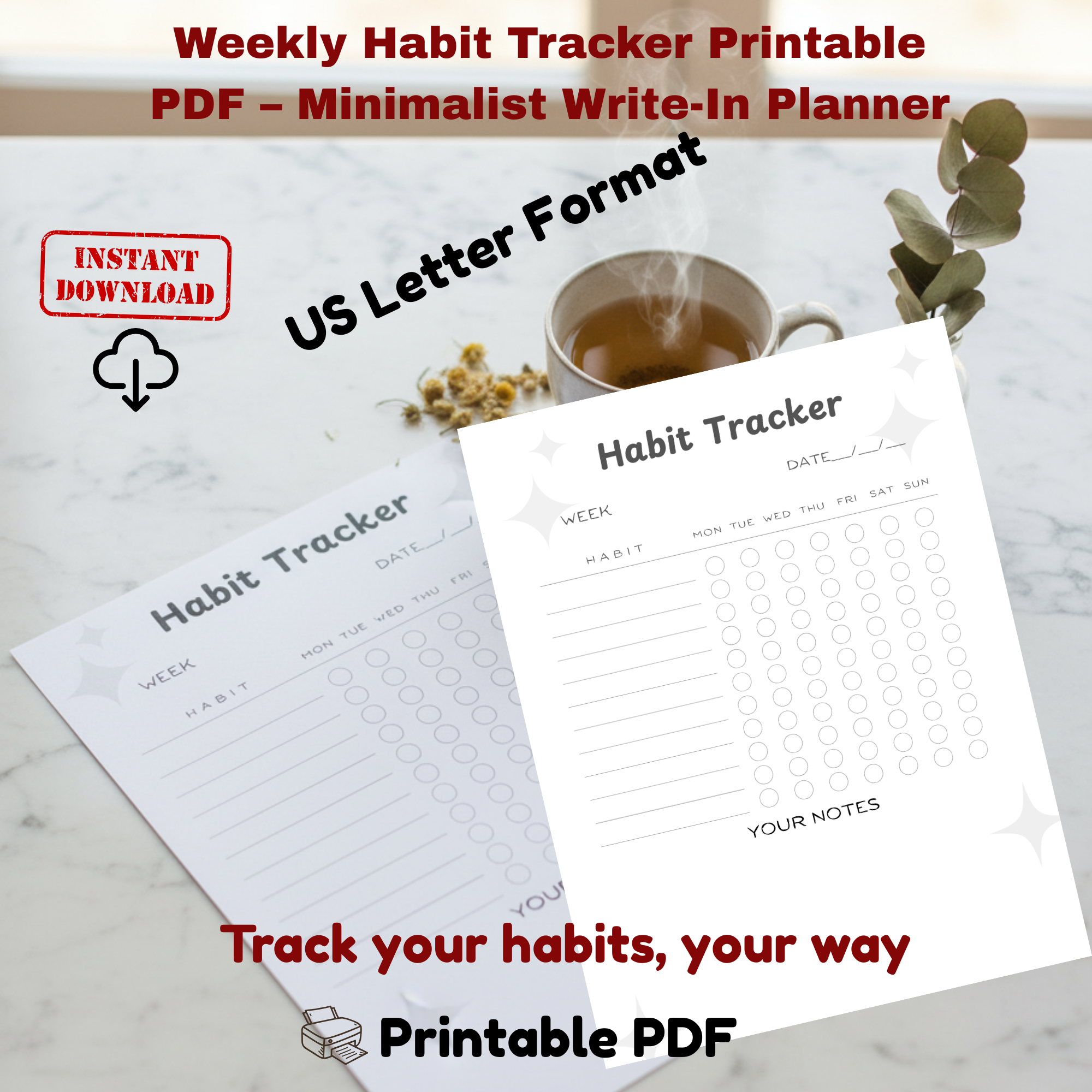 Habit Tracker (Weekly)