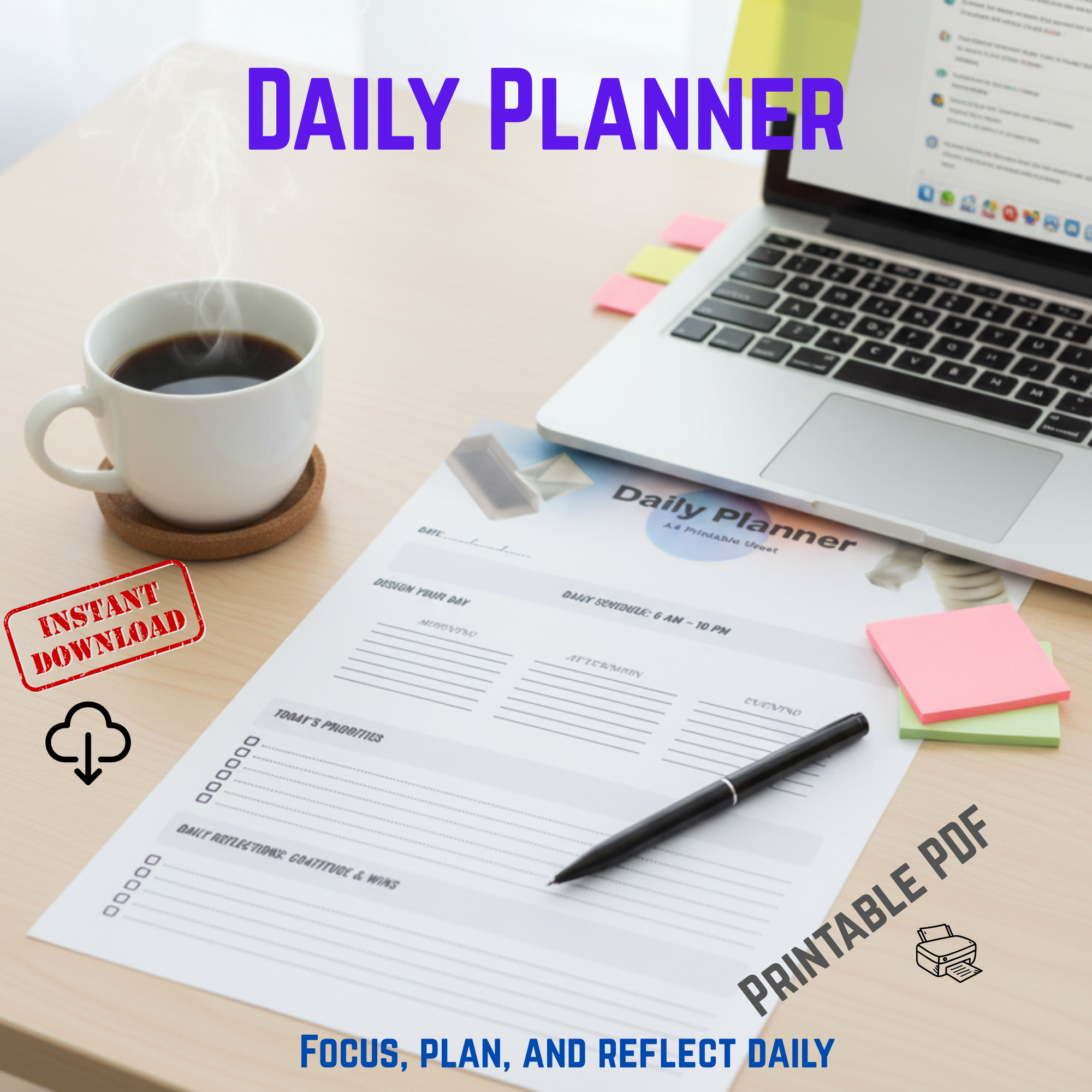 Daily Planner Printable