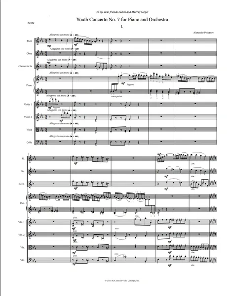 Piano Concerto No. 7 (Second Edition)