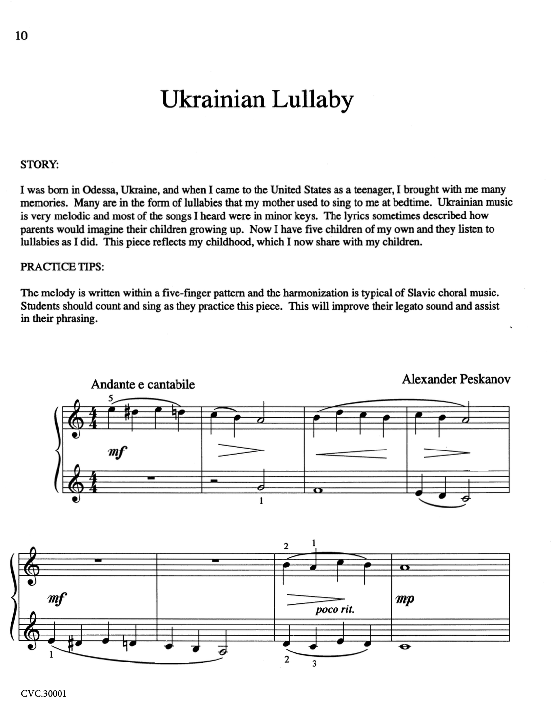 Ukrainian Lullaby