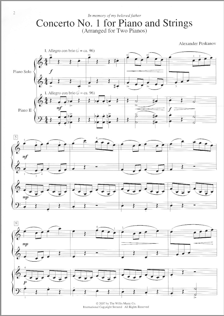 Piano Concerto No. 1