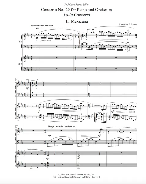 Piano Concerto No.20