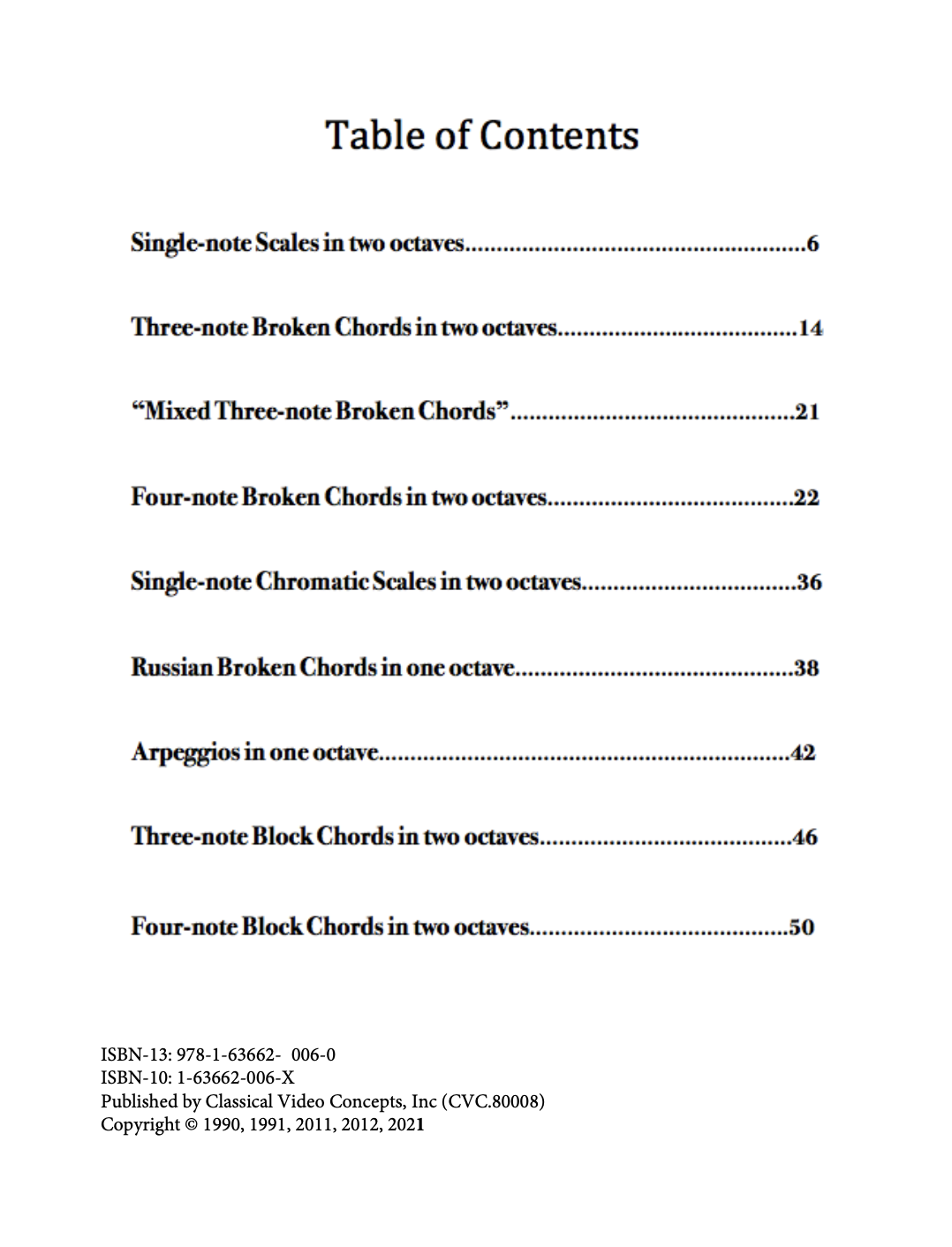 Piano Olympics Student Assignments Level II