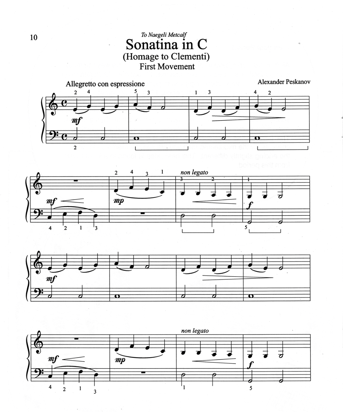  Sonatina in C