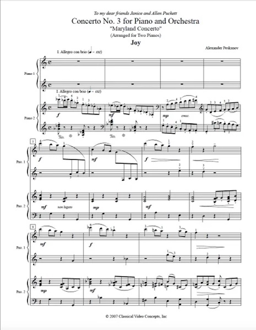  Piano Concerto No. 3 