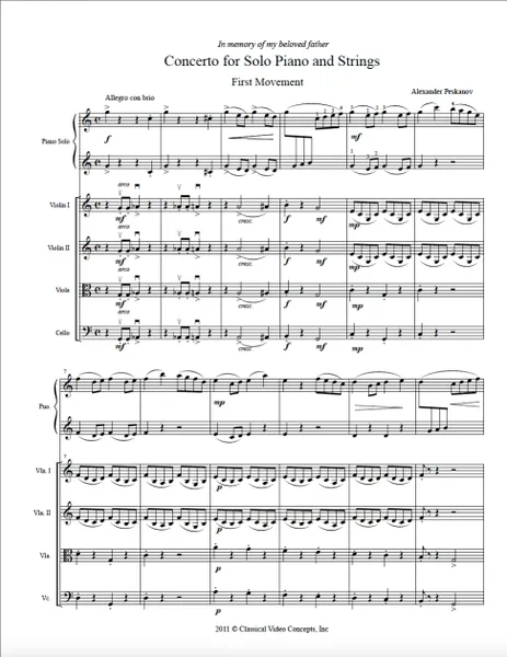Piano Concerto No. 1 
