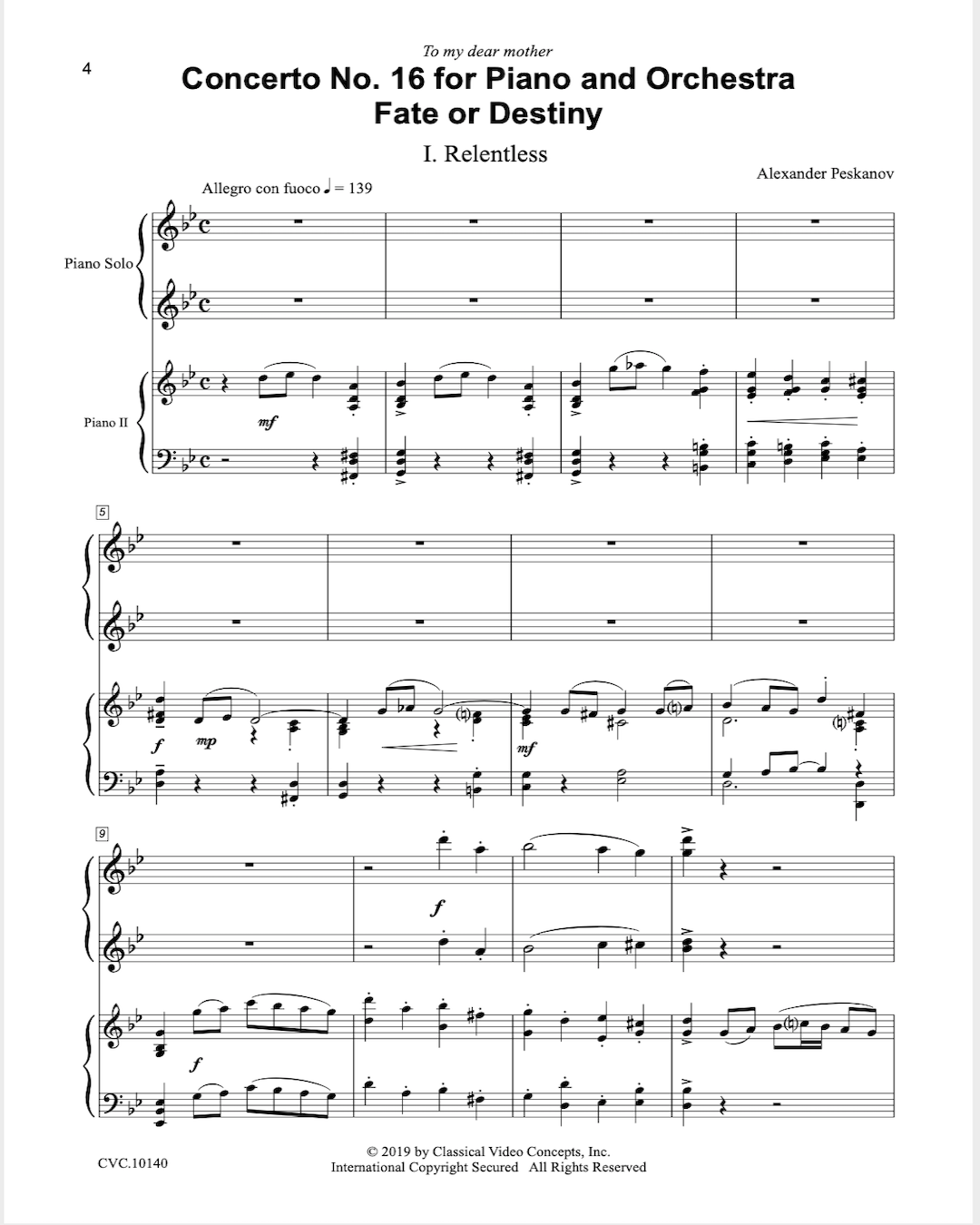  Piano Concerto No. 12