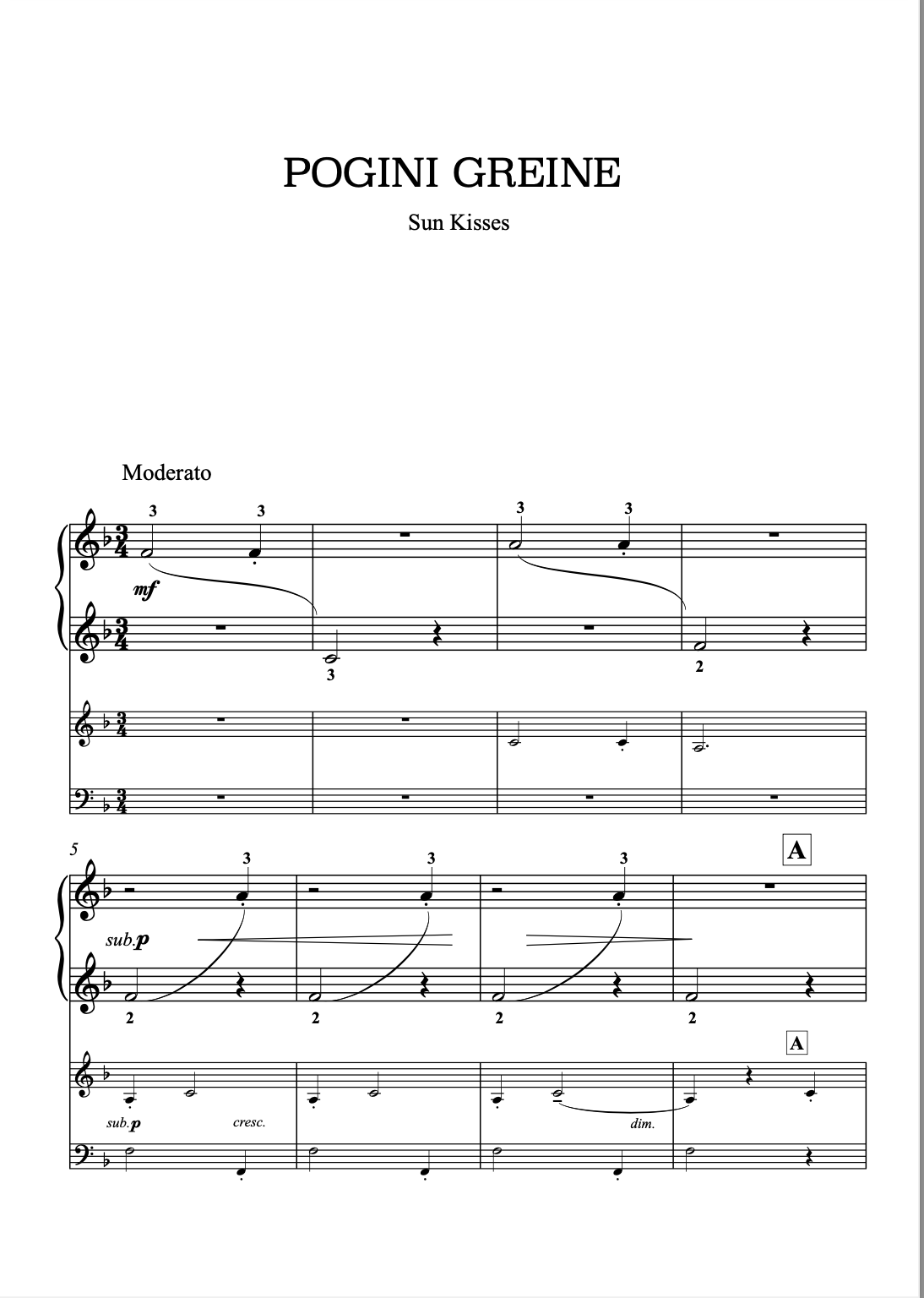 Music of our World, (Book I)