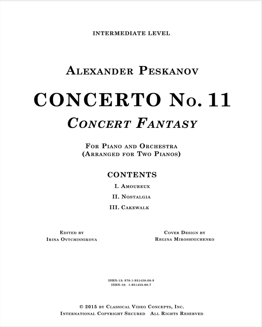  Piano Concerto No. 11
