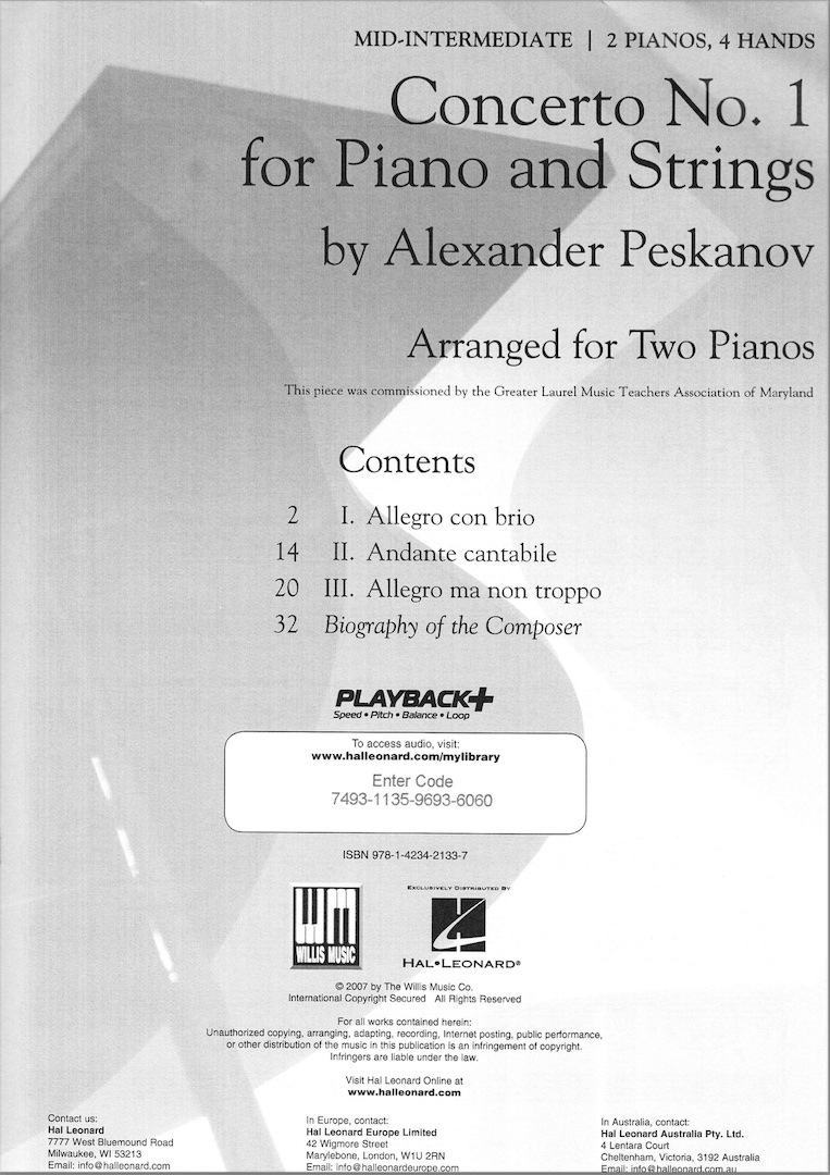 Piano Concerto No.1 