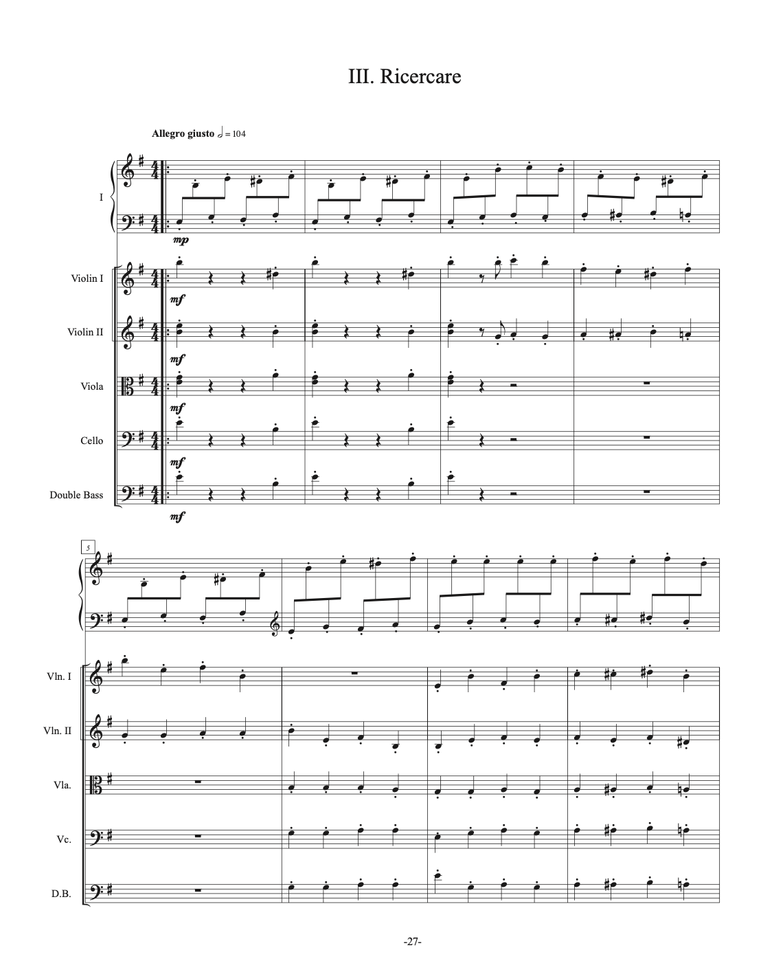 Piano Concerto No. 17